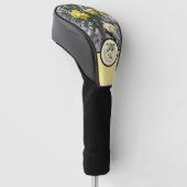 Foto van Green Woodpecker Flying Monogram Golfheadcover (Schuin)