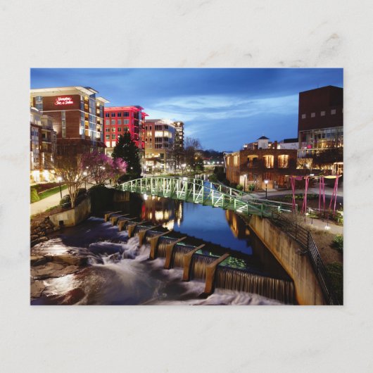 Foto van Greenville South Carolina Travel Briefkaart (Voorkant)