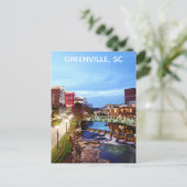 Foto van Greenville South Carolina Travel Briefkaart (Staand voorkant)