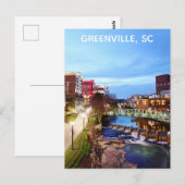 Foto van Greenville South Carolina Travel Briefkaart (Voorkant / Achterkant)