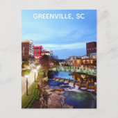 Foto van Greenville South Carolina Travel Briefkaart (Voorkant)
