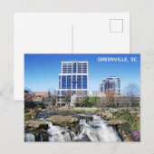 Foto van Greenville South Carolina Travel Briefkaart (Voorkant / Achterkant)