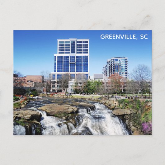 Foto van Greenville South Carolina Travel Briefkaart (Voorkant)