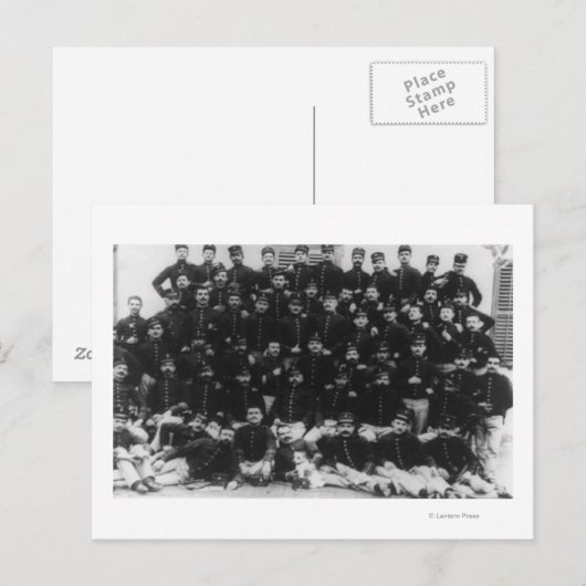 Foto van Griekse infanterieursGriekenland Briefkaart (Voorkant / Achterkant)