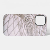Foto van grijs net iPhone hoesje (Achterkant horizontaal)