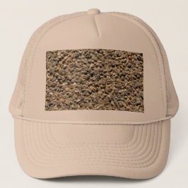 Foto van grind en zand trucker pet