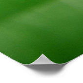 Foto van groen blad sluiten poster (Hoek)