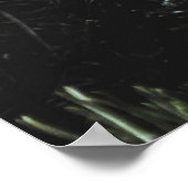 Foto van groen plant poster (Hoek)