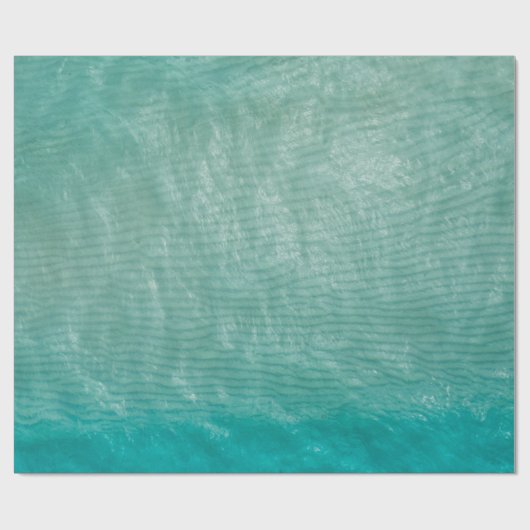 Foto van groene doek sluiten cadeaupapier (Vlak)