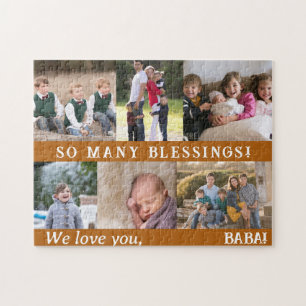 Foto van grootouder legpuzzel