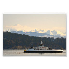 Foto van Guemes Island Ferry Afdruk