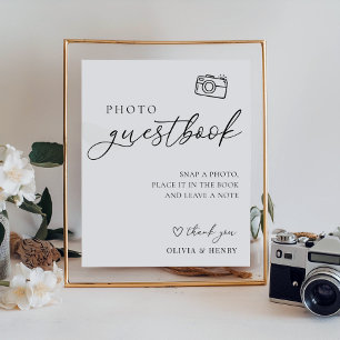 Foto van Guestbook Weddenschap Poster