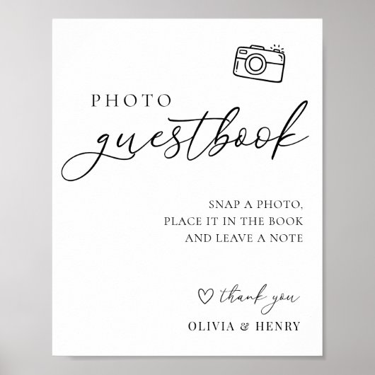 Foto van Guestbook Weddenschap Poster (Voorkant)