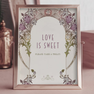 Foto van Guestbook William Morris Lavender Poster