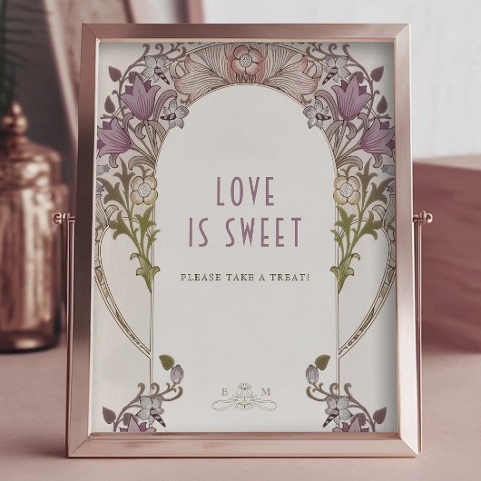 Foto van Guestbook William Morris Lavender Poster