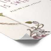 Foto van Guestbook William Morris Lavender Poster (Hoek)