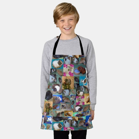 Foto van Guinee, collage van Kinder Schort (Gedragen)