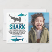 Foto van haai Alle leeftijden Bedankkaart (Voorkant)