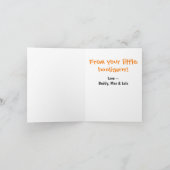 Foto van Halloween Best Dog Dad Oog Pet Kaart (Binnen)