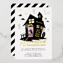 Foto van Halloween Housewarming Party Folie Uitnodiging