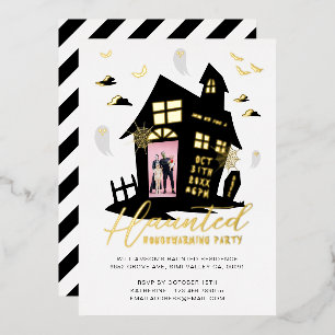 Foto van Halloween Housewarming Party Folie Uitnodiging