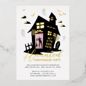 Foto van Halloween Housewarming Party Folie Uitnodiging (Voorkant)