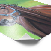 Foto van Hanover Horse Foto Afdruk (Hoek)