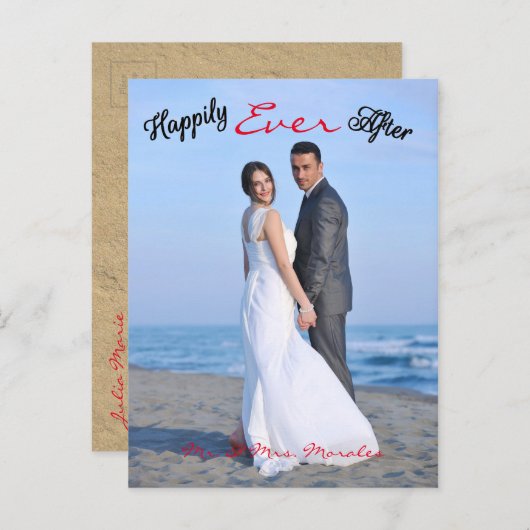 Foto van Happily Ever After - briefkaart (Voorkant / Achterkant)