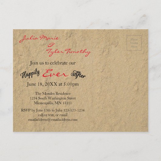 Foto van Happily Ever After - briefkaart (Achterkant)