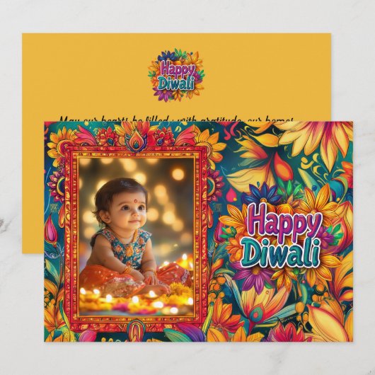 Foto van Happy Diwali (Voorkant / Achterkant)