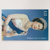 Foto van Hare Majesteit de koningin Elizabeth, Legpuzzel (Horizontaal)
