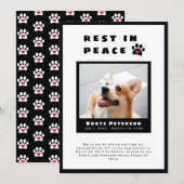 Foto van hartsdraf rust in vredespakket verloren f aankondiging (Voorkant / Achterkant)