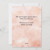 Foto van Heart Rococo Waterverf Moederdag Feestdagenkaart (Achterkant)