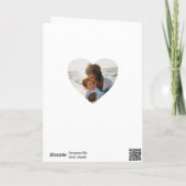 Foto van Heart Rococo Waterverf Moederdag Kaart (Achterkant)