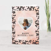 Foto van Heart Rococo Waterverf Moederdag Kaart (Voorkant)