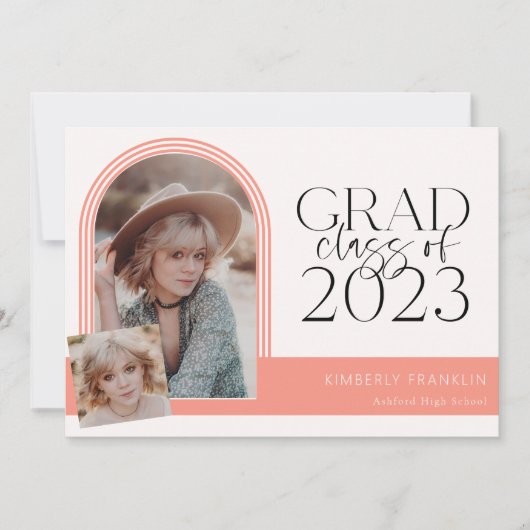 Foto van hedendaags grafisch Afstuderen Kaart (Voorkant)