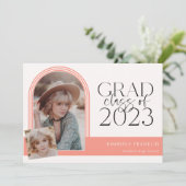 Foto van hedendaags grafisch Afstuderen Kaart (Staand voorkant)