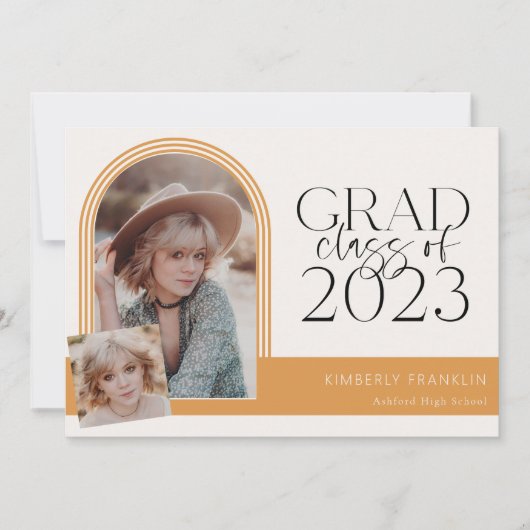 Foto van hedendaags grafisch Afstuderen Kaart (Voorkant)