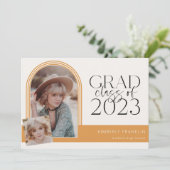 Foto van hedendaags grafisch Afstuderen Kaart (Staand voorkant)