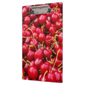 foto van heerlijke schattige rode kersen klembord (Links)