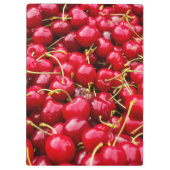 foto van heerlijke schattige rode kersen klembord (Achterkant)