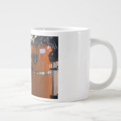 Foto van heldere oranje conga drums grote koffiekop (Rechts)