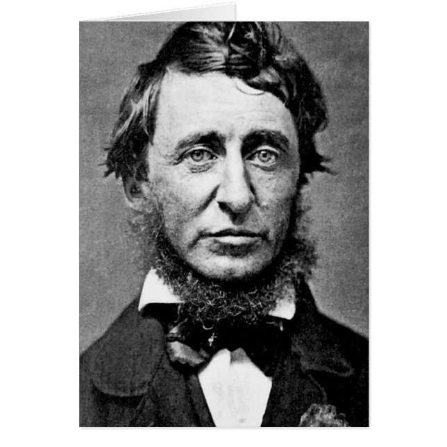 Foto van Henry David Thoreau (Voorkant)