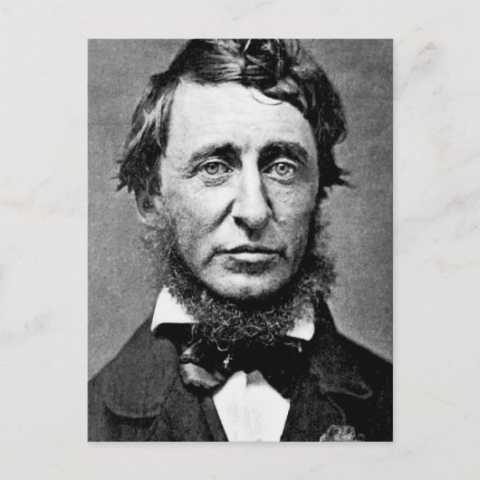Foto van Henry David Thoreau Briefkaart (Voorkant)