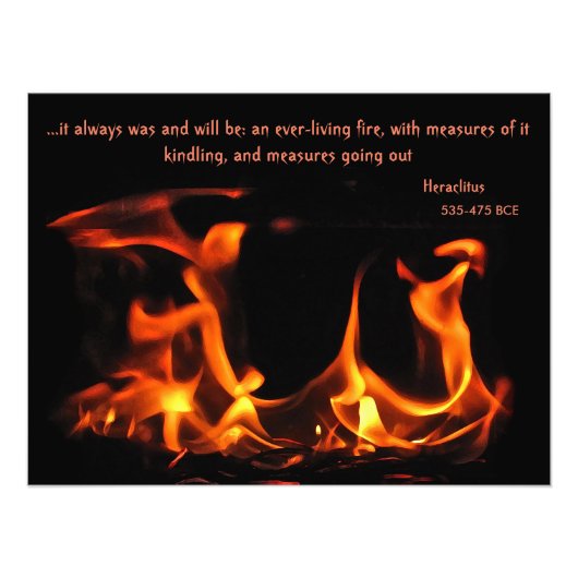 Foto van Heraclitus Everduurzaam Fire Afdruk (Voorkant)