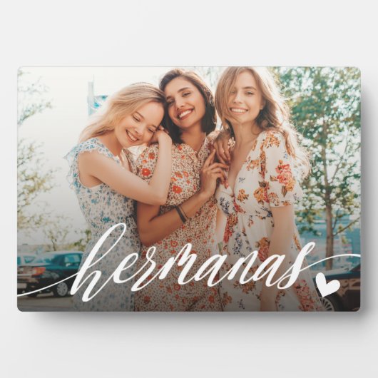 Foto van Hermanas Script Spanish Sisters Fotoplaat (voorkant)