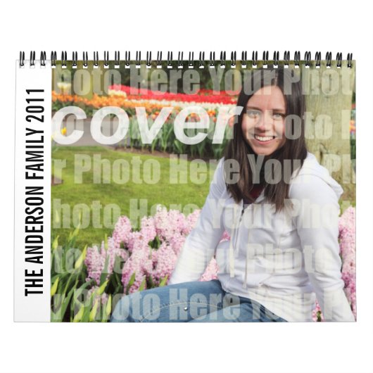 Foto van het afbeelding 12 maanden modern kalender (Hoes)