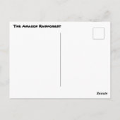  foto van het Amazonewoud Briefkaart (Achterkant)