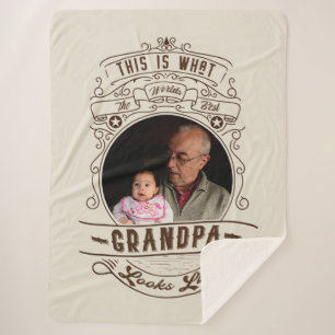 Foto van het beste opa-citaat van de  wereld sherpa deken