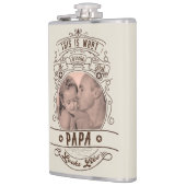 Foto van het beste papieren citaat van de  wereld heupfles (Links)